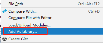 Add As Library
